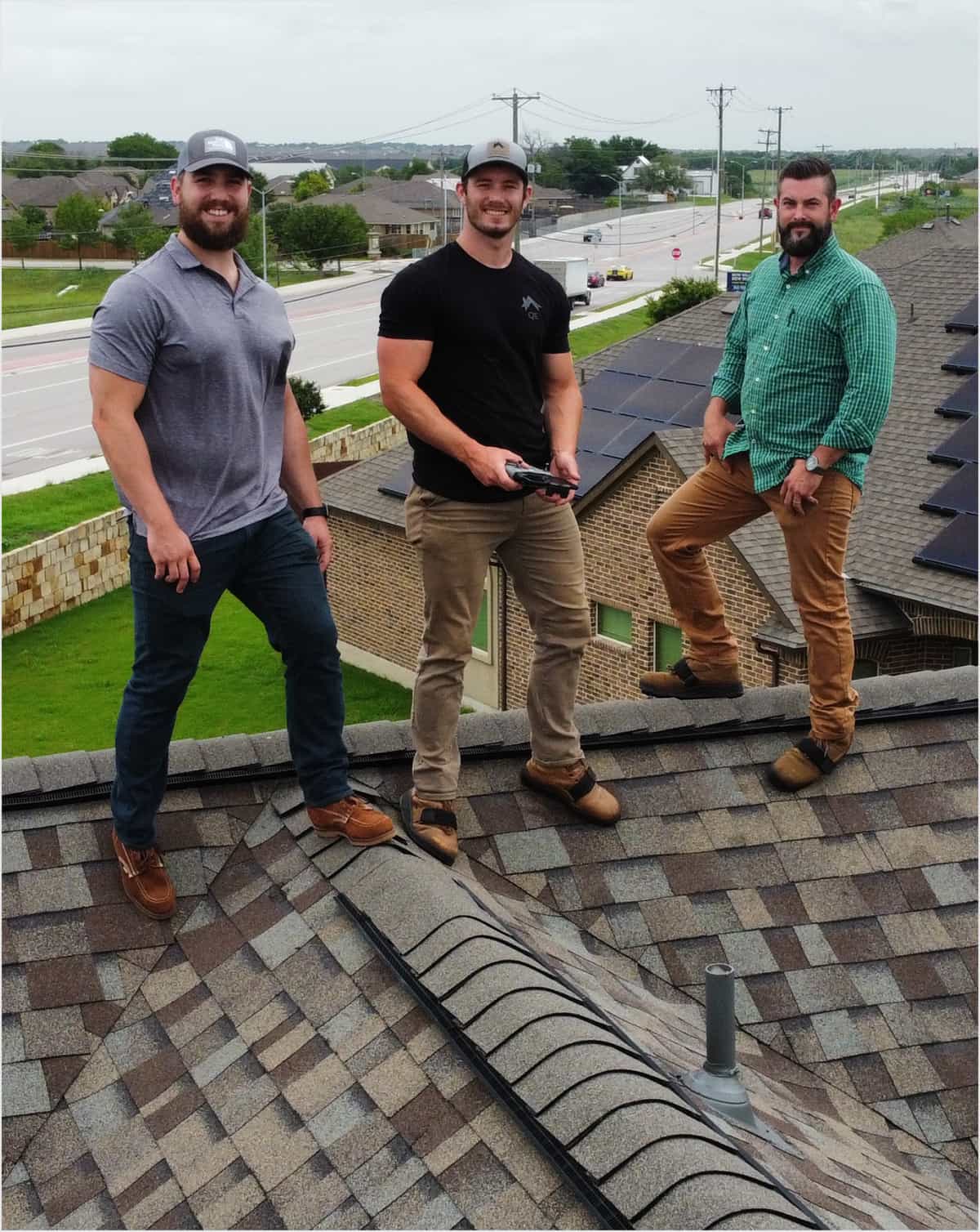 Home with new siding and roofing installed