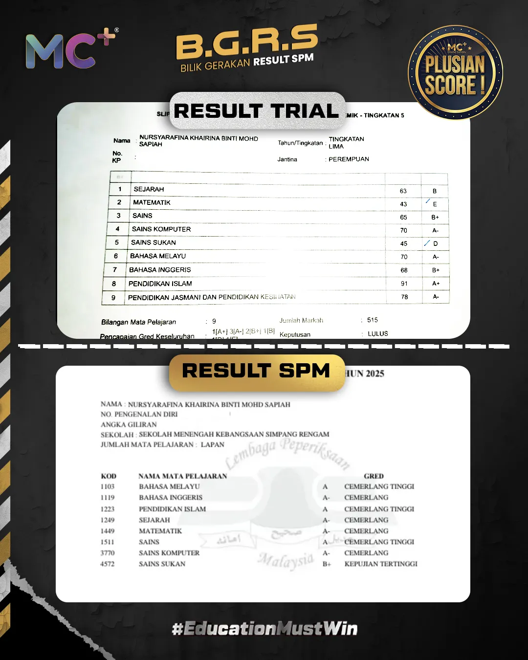 Testimoni Plusian 9