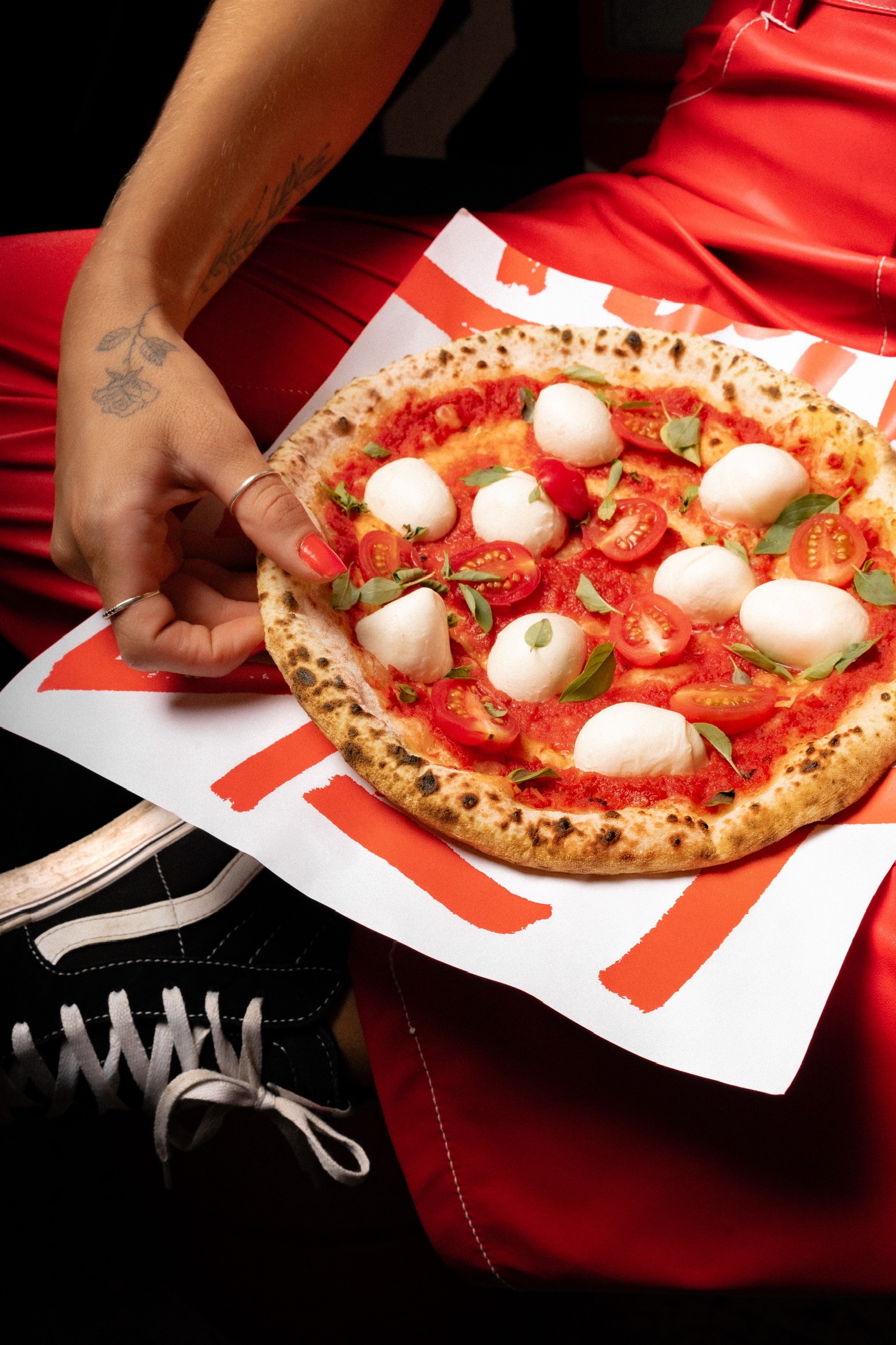 Women On Neon Background