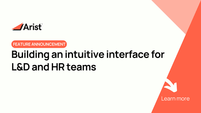 Building an intuitive interface for L&D and HR teams