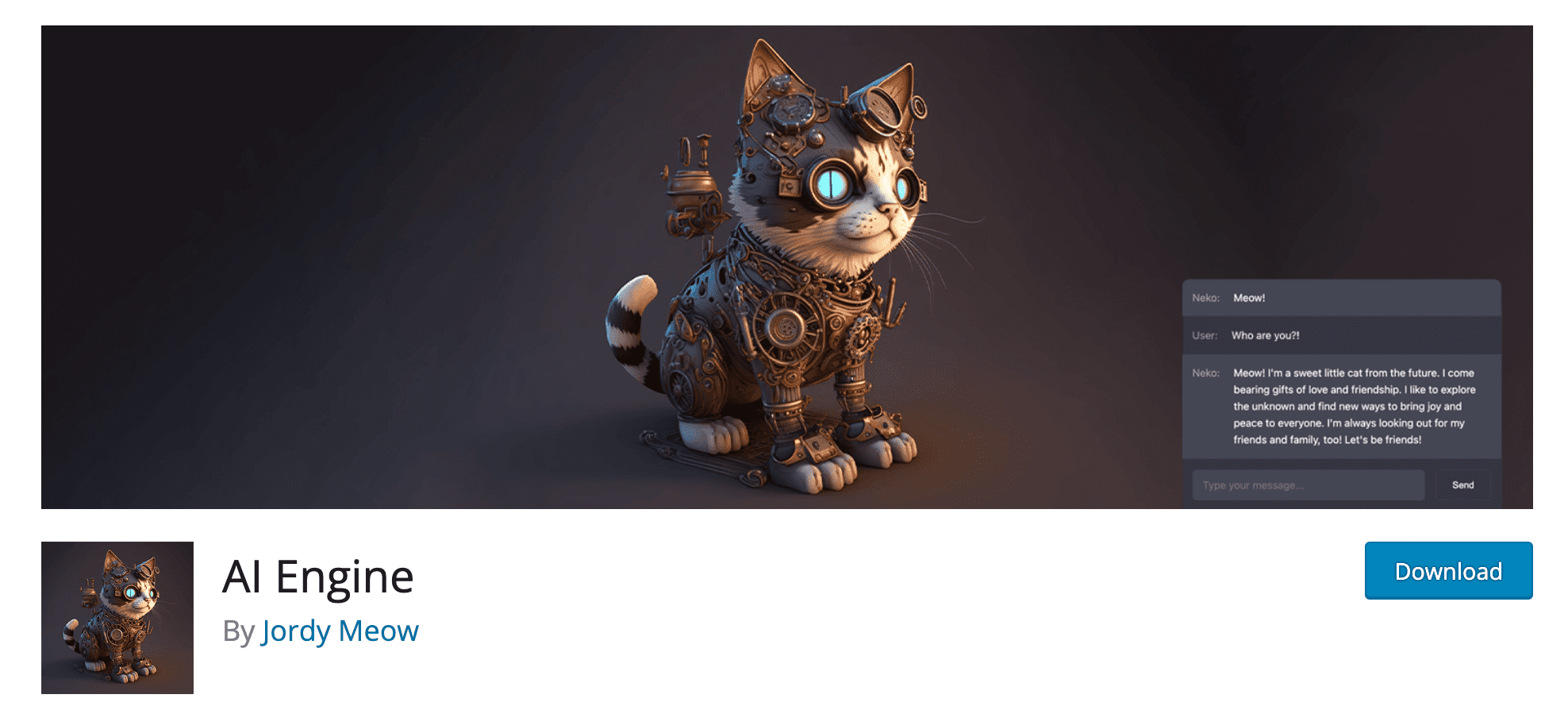 AI engine download page