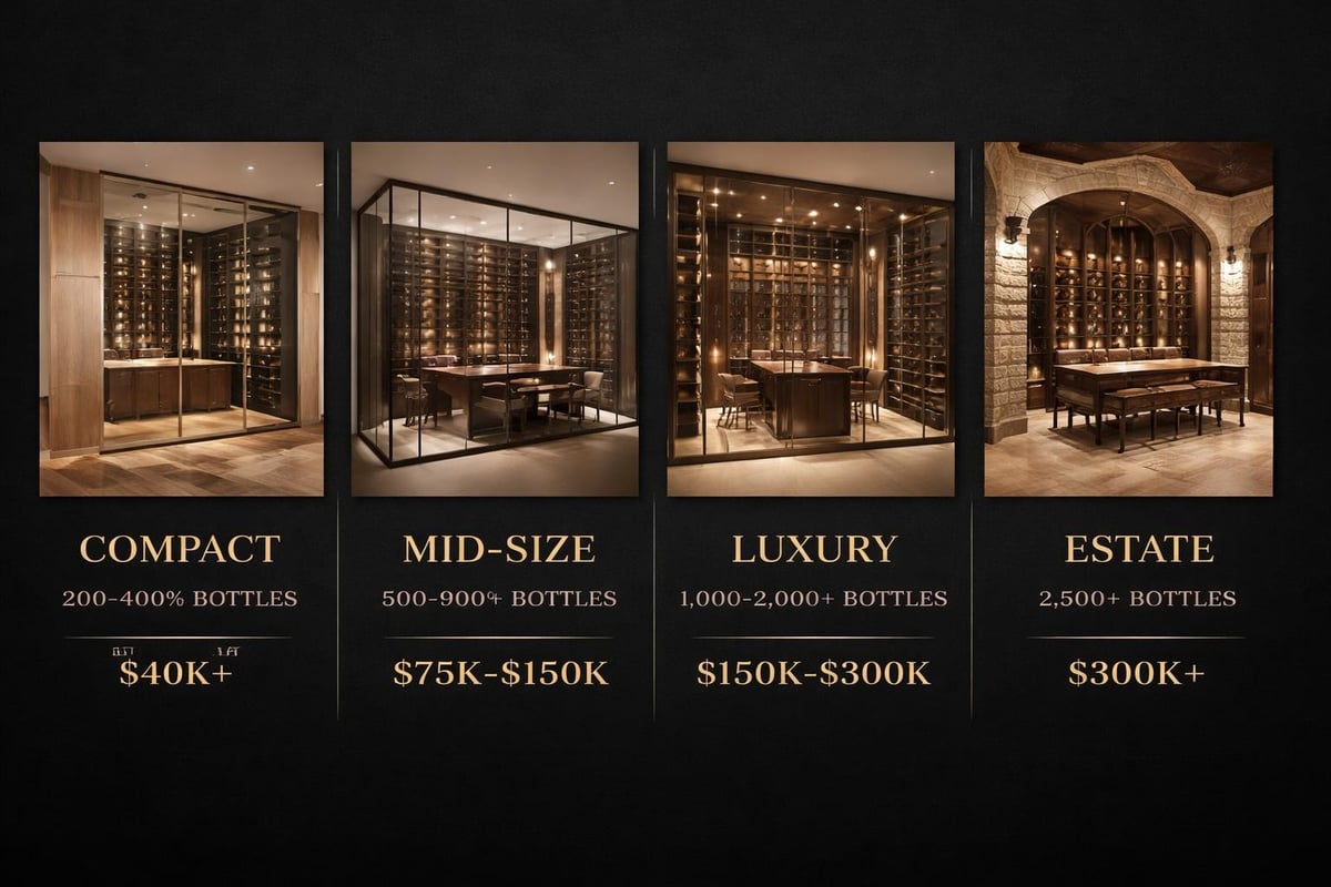 Wine cellar investment tiers