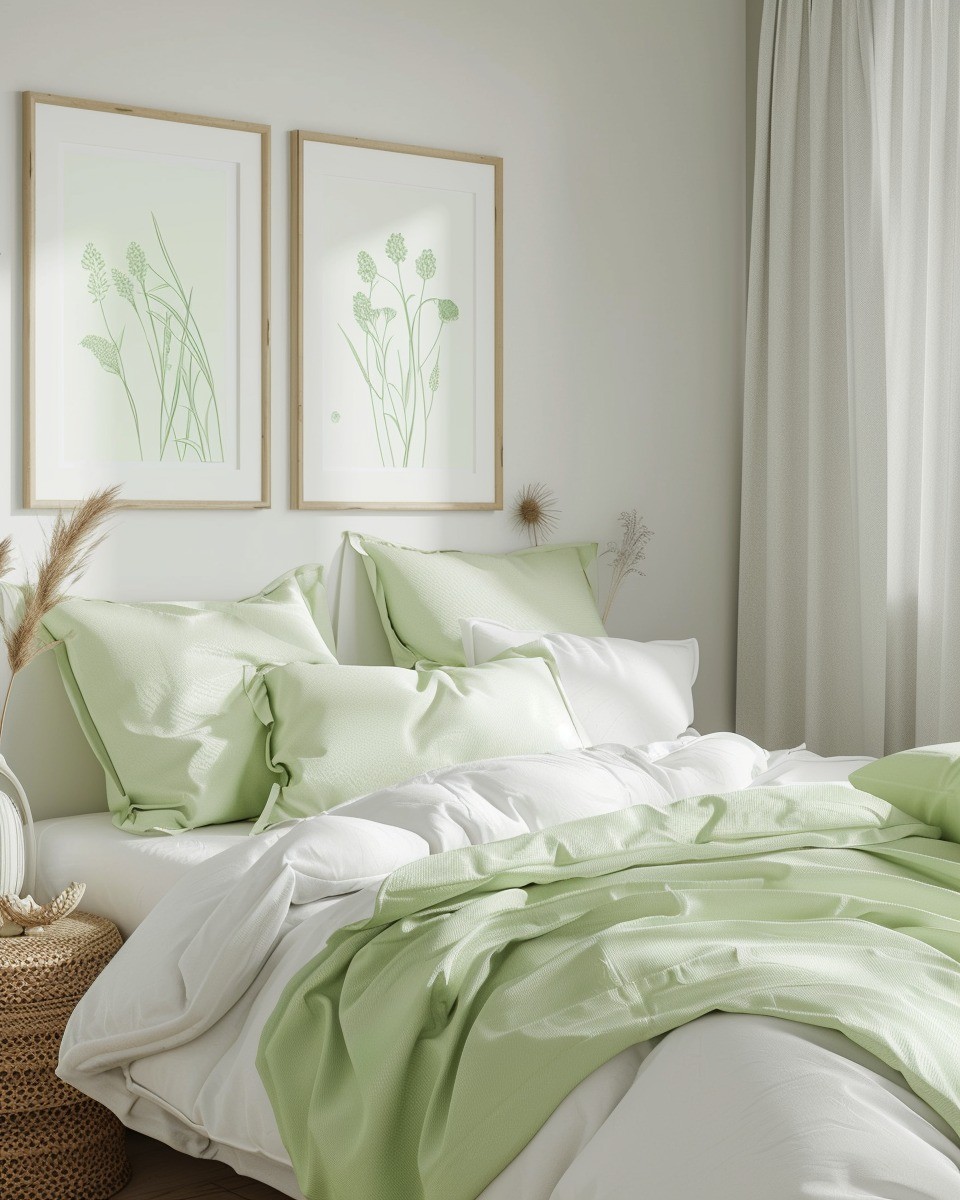 Bright modern living room with orange sofas and sunlight.