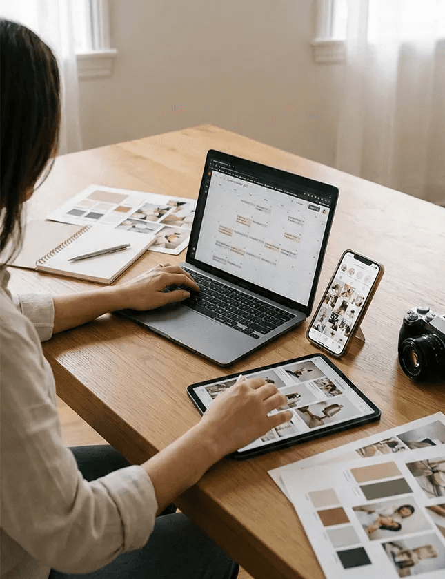 A dark green knitted scarf, a bouquet of orange gerbera daisies, and a newspaper lie on a granite ledge next to a body of water.