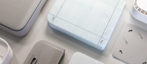 Photo of prototypes and mockups
