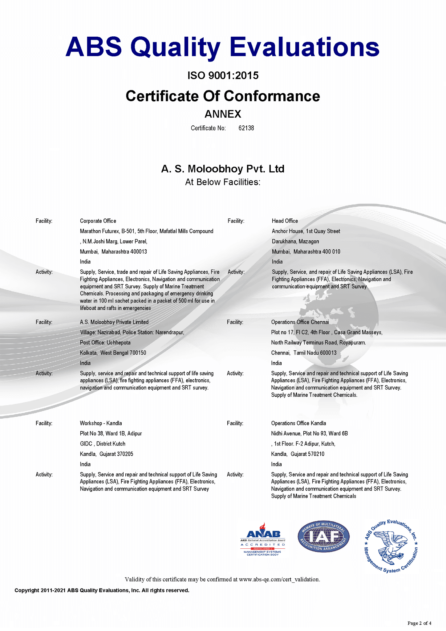Certificate 2