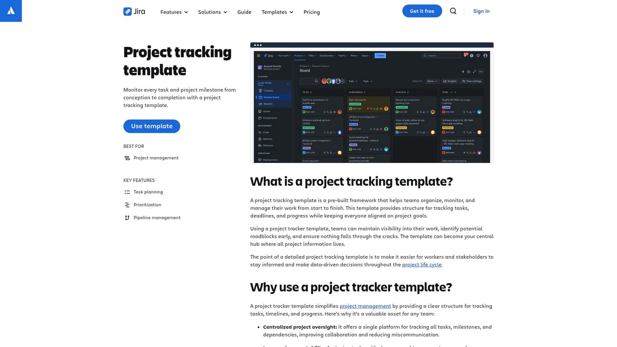 7 Best Project Tracker Template Ideas for 2026 Success - Jira Project Tracking Template