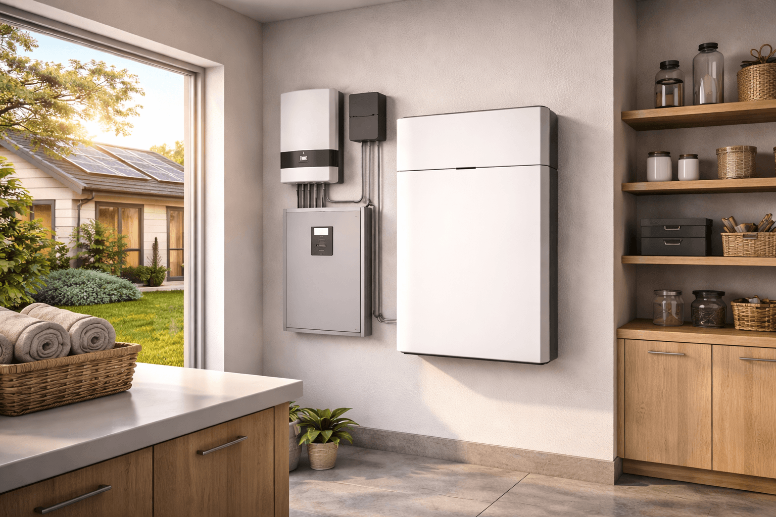 Solar Panels Battery installed by Anca Solar