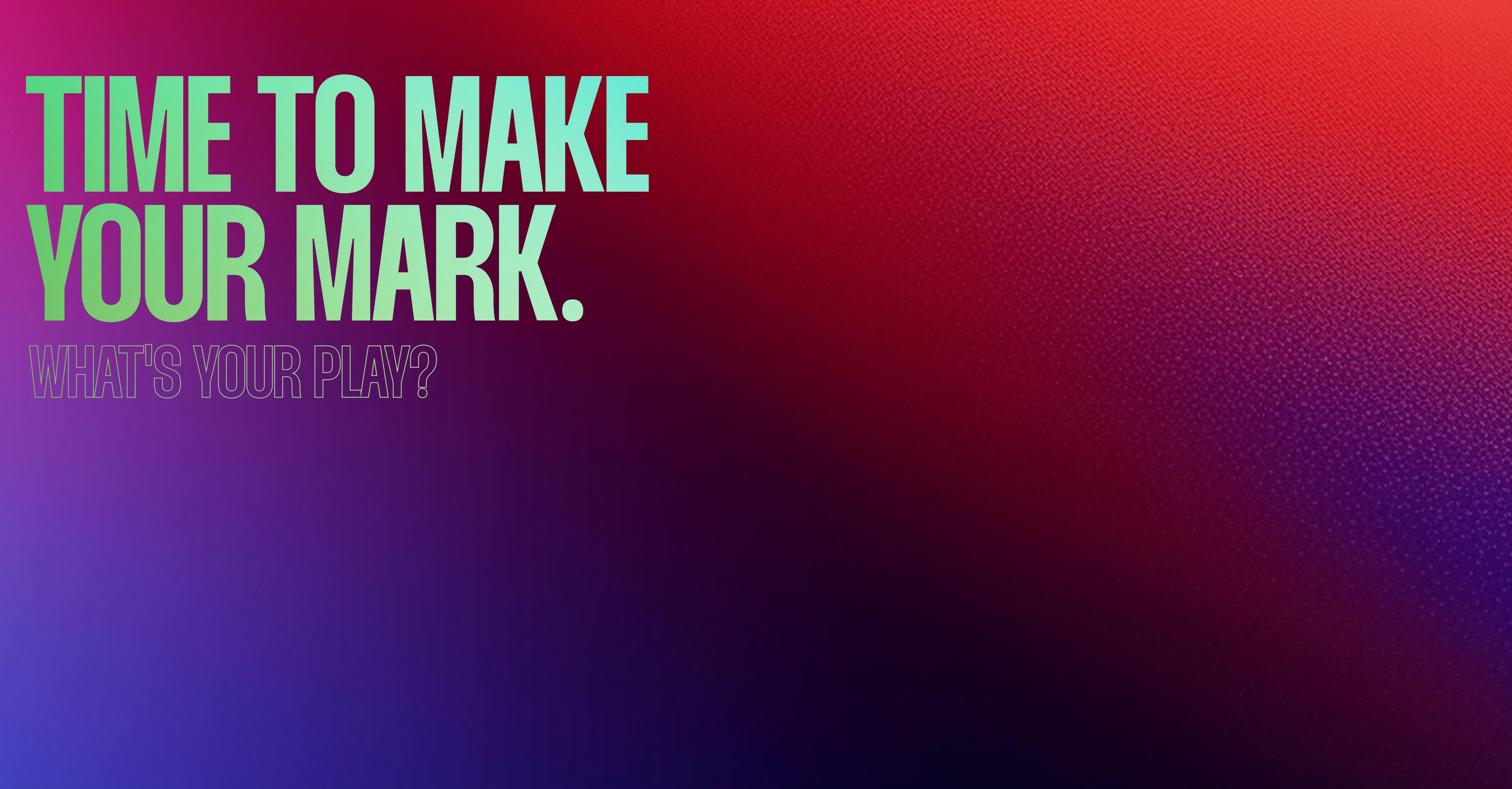 Caption on a gradient background