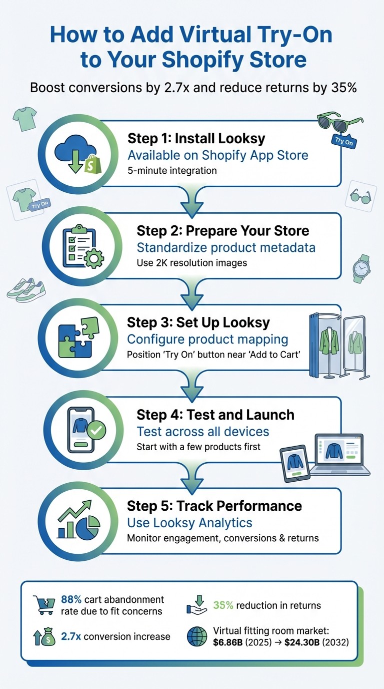 5-Step Guide to Adding Virtual Try-On to Your Shopify Store