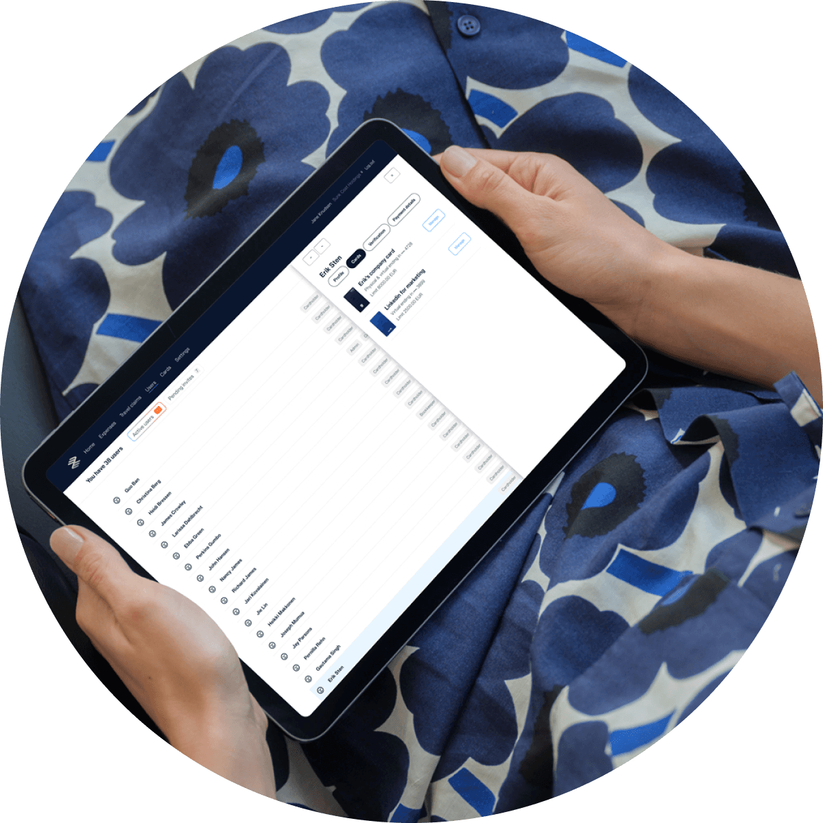 Manage all your users, cards and expenses in the Zevoy Hub in real time