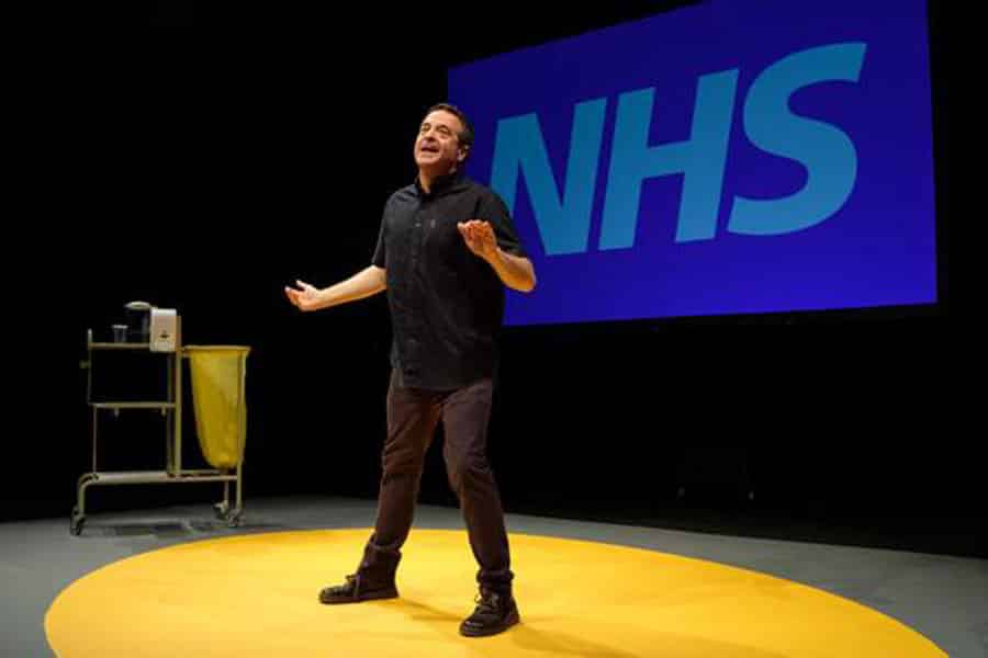 Mark Thomas Check Up Our NHS at 70 Edinburgh Fringe