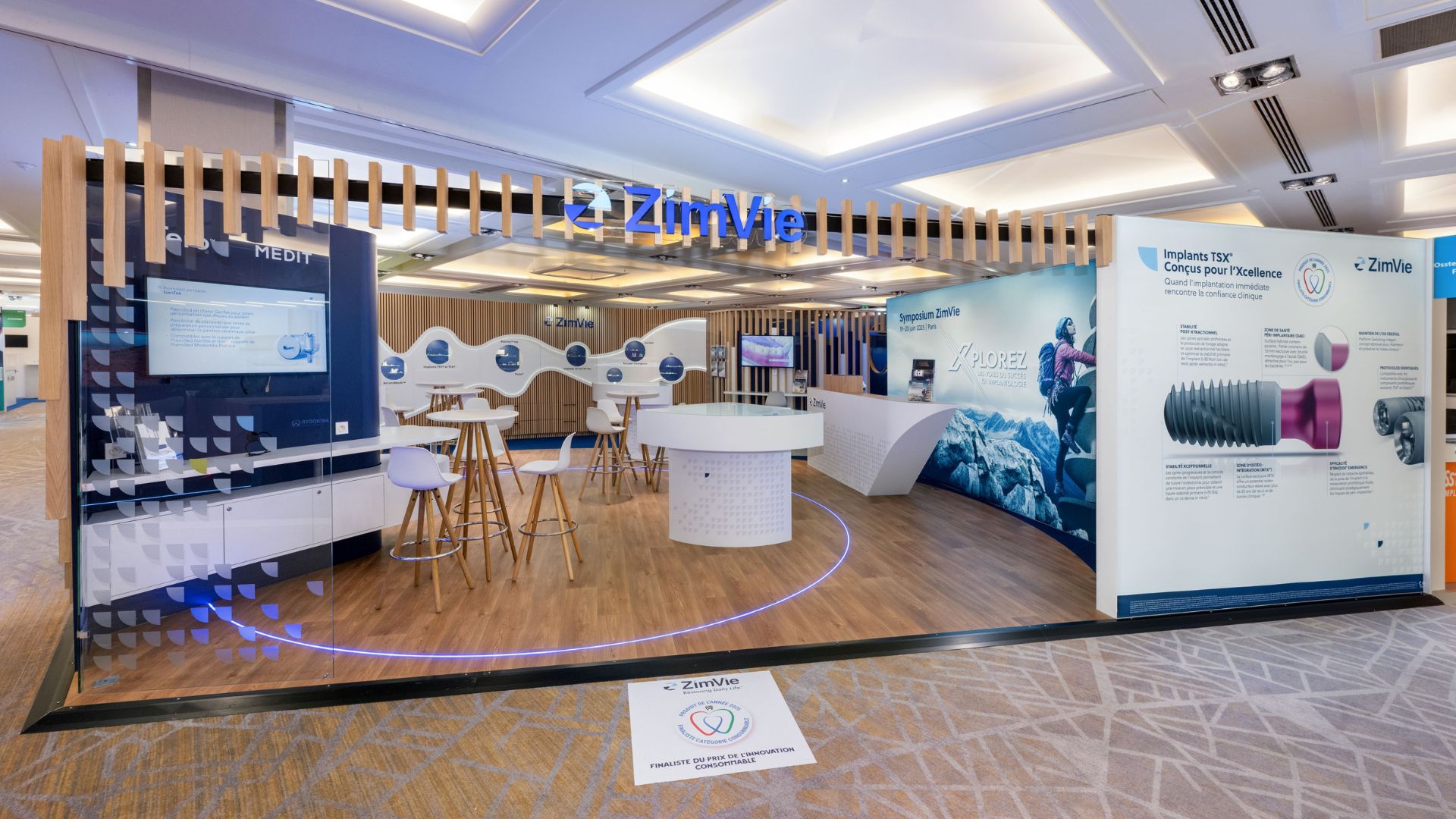Stand ZimVie par Expace ADF
