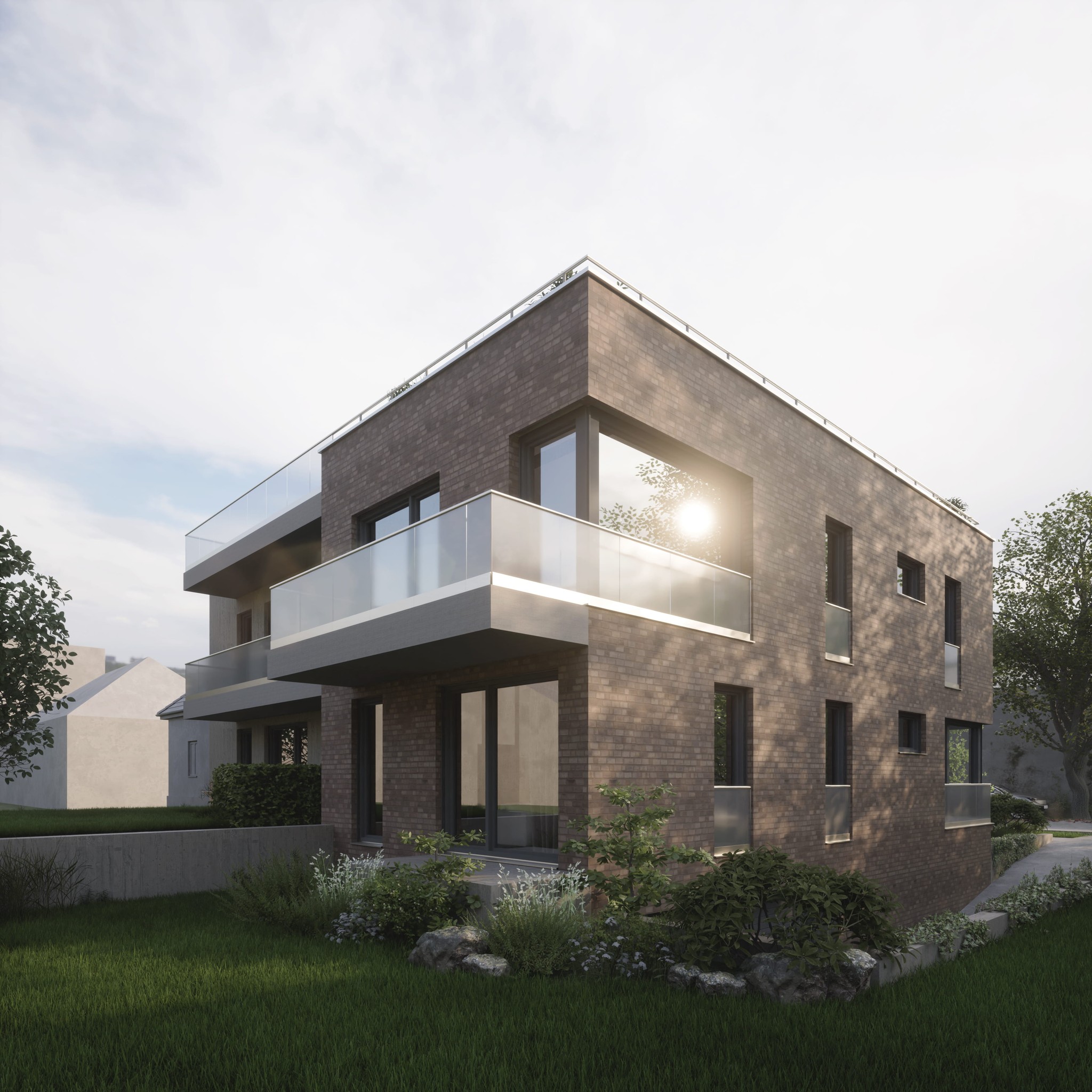 hatlakásos társasház