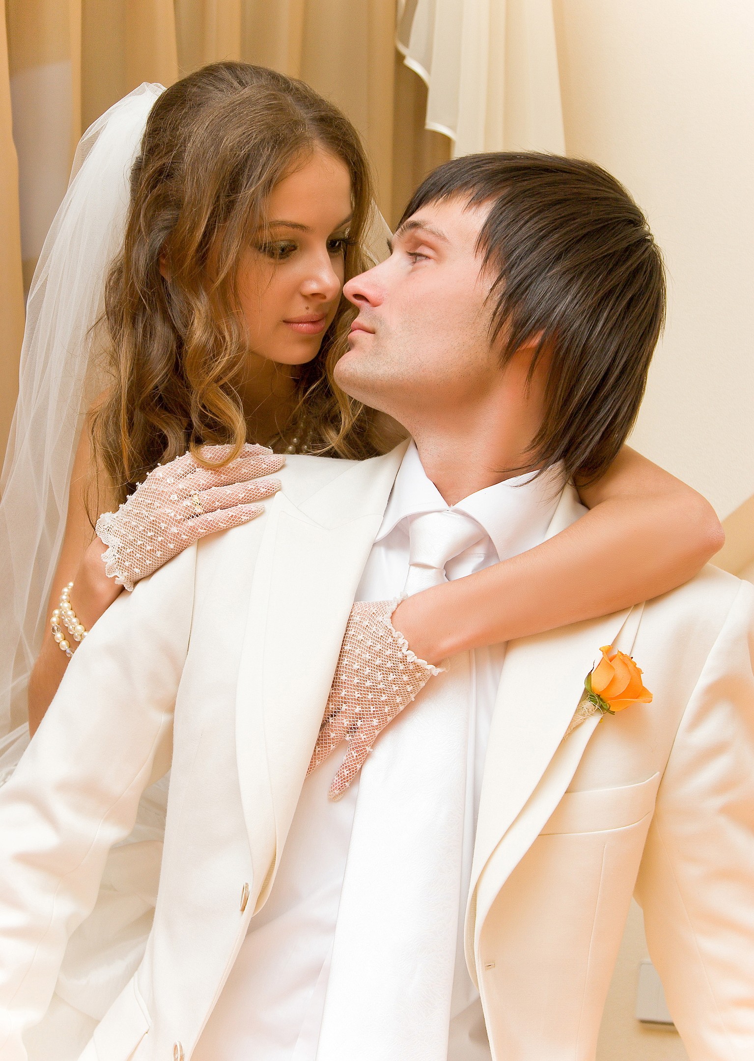 Fashion-inspired wedding portrait of an elegant couple demonstrating guided posing and modern composition, Cumming, GA