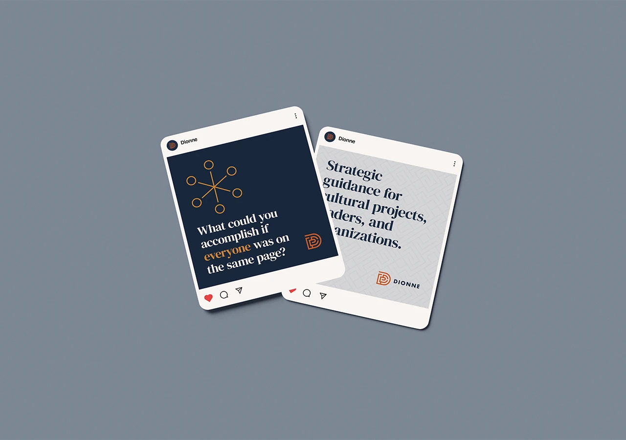 A mockup of two social media posts.