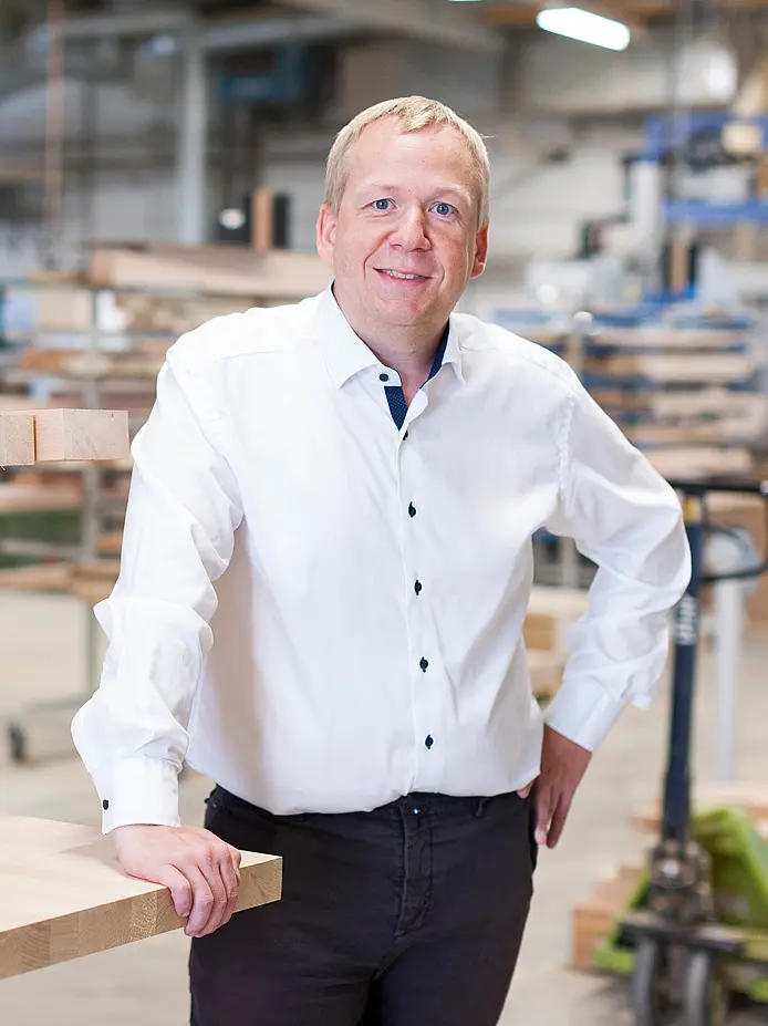 Toni Bäthe, Geschäftsführer der BÄTHE Treppen GmbH in Mühlhausen
