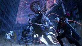 Combat de boss dans Code Vein II sur PC Steam avec plusieurs personnages affrontant une créature géante, gameplay dynamique d’un action RPG souls-like anime à acheter en clé Steam.