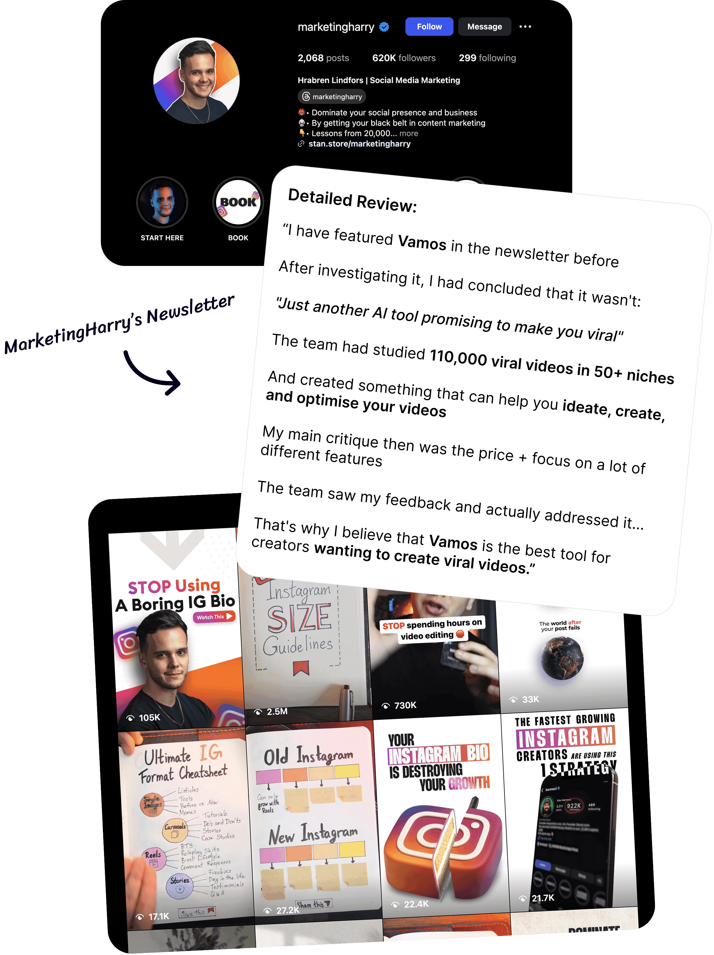 MarketingHarry testimonial