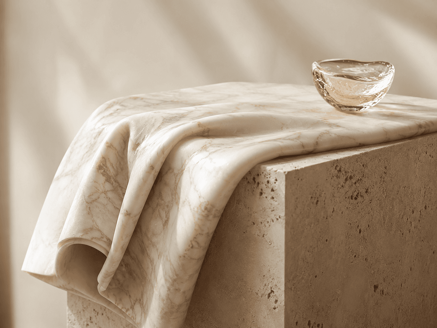 When Stone Looks Like Fabric: Softness in Contemporary Design kemal sayli
