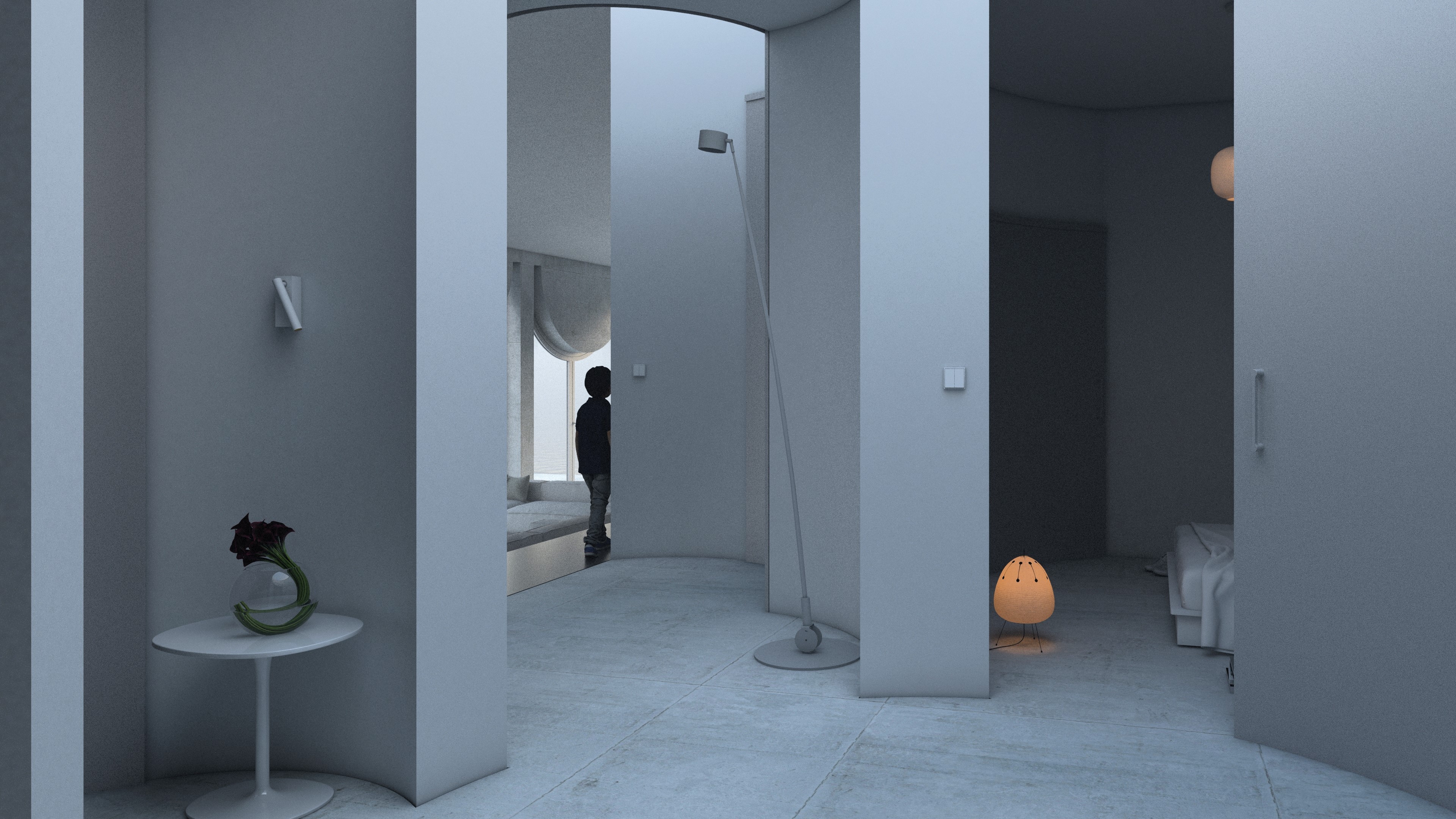 Annecy lake perspective