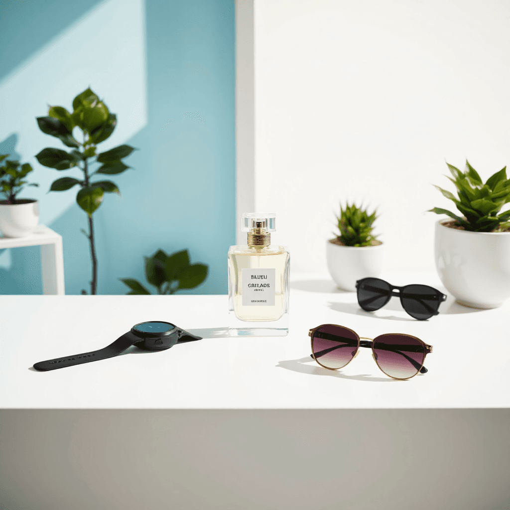 product photography of bottle of perfume