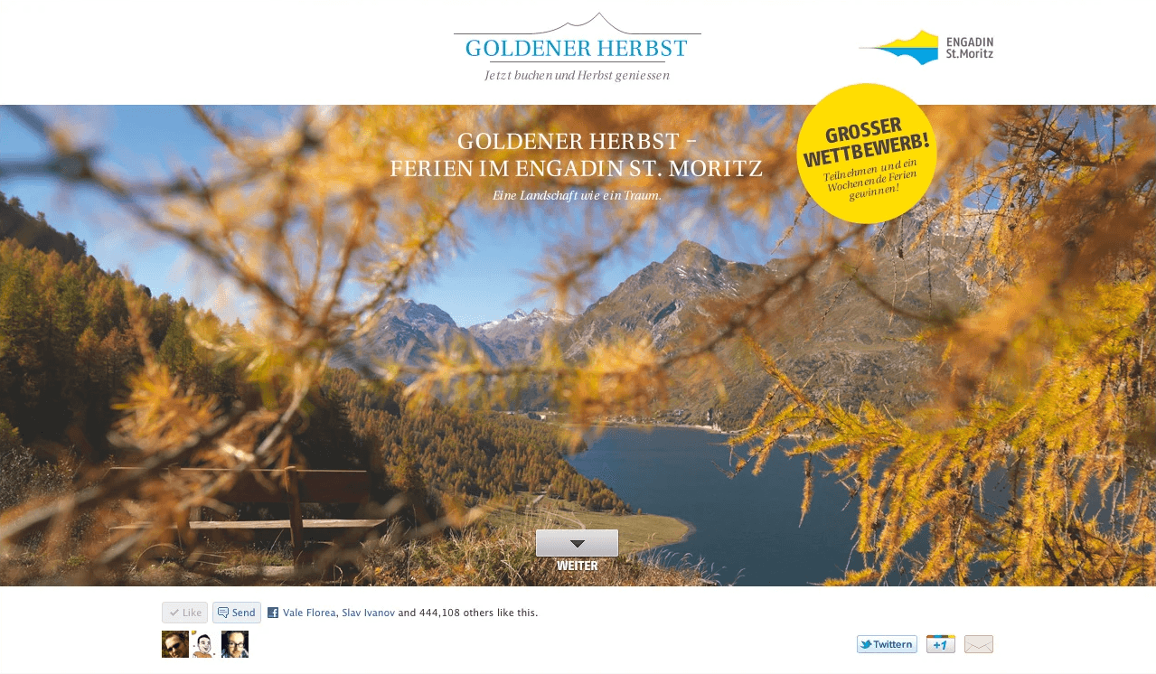 Engadin St. Moritz - Goldener Herbst