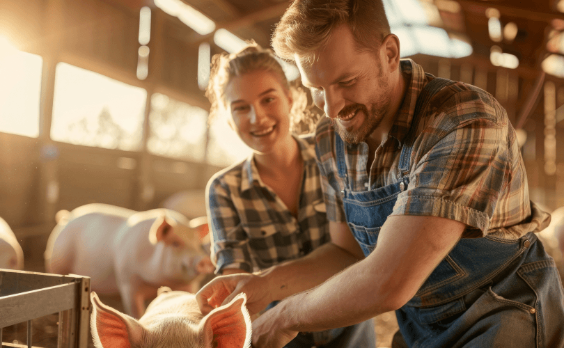 Farmer Couple