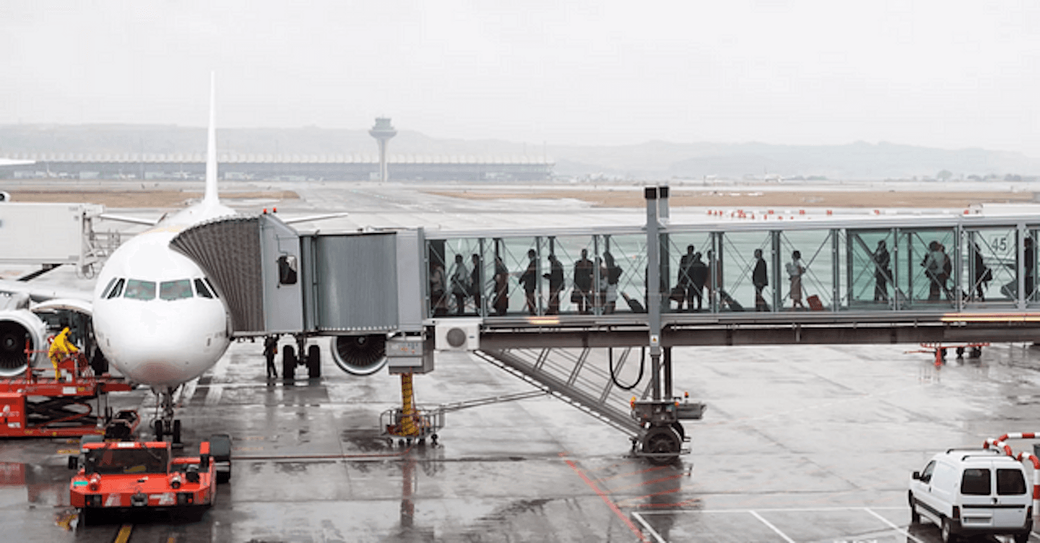 Passengers boarding aircraft. Courtesy of Travel + Leisure.