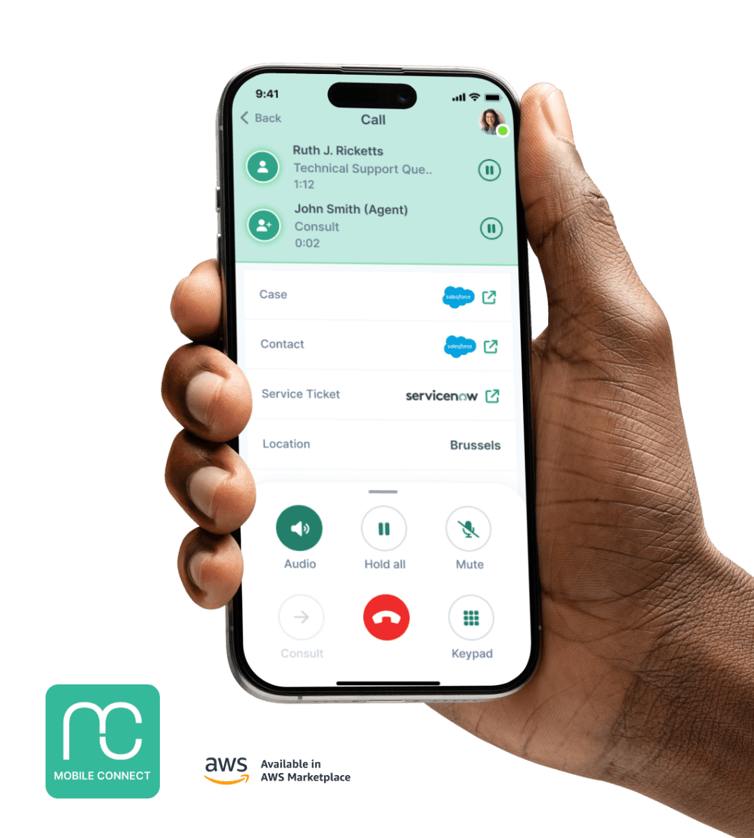Mobile Connect - Mobile App for Amazon Connect