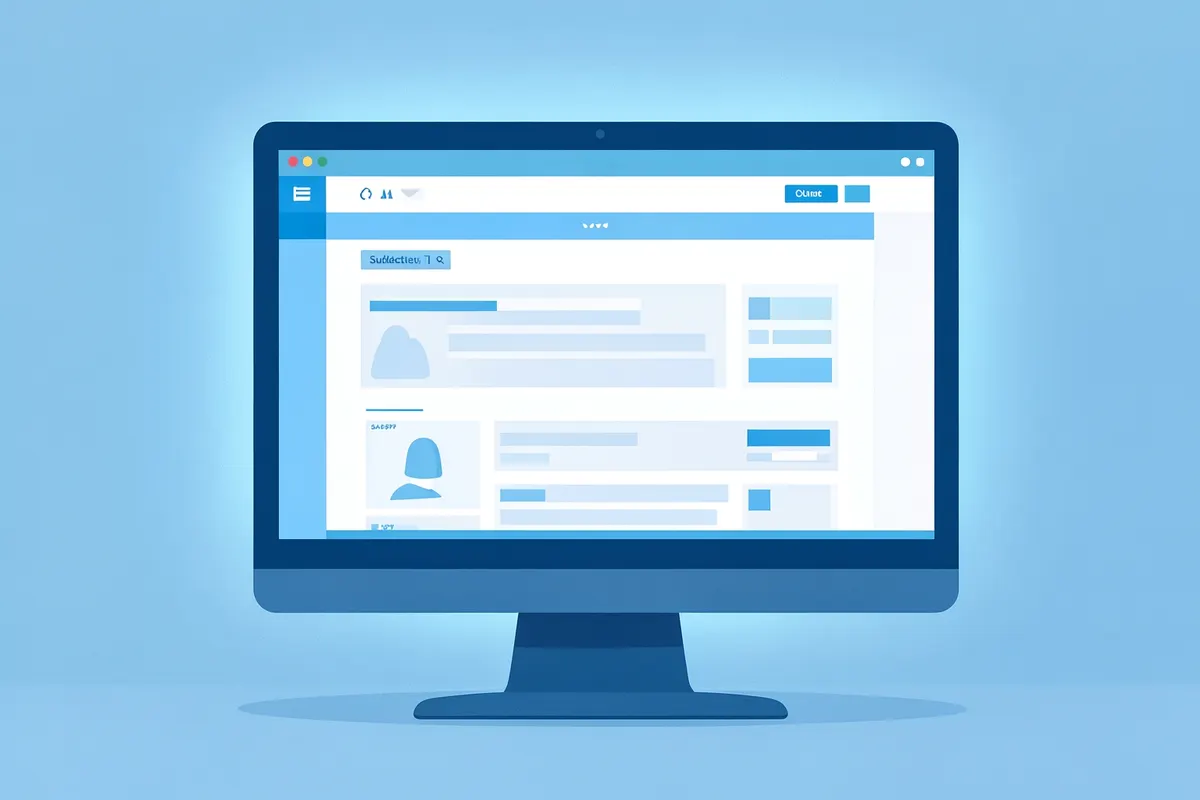 An email marketing campaign interface on a computer screen.