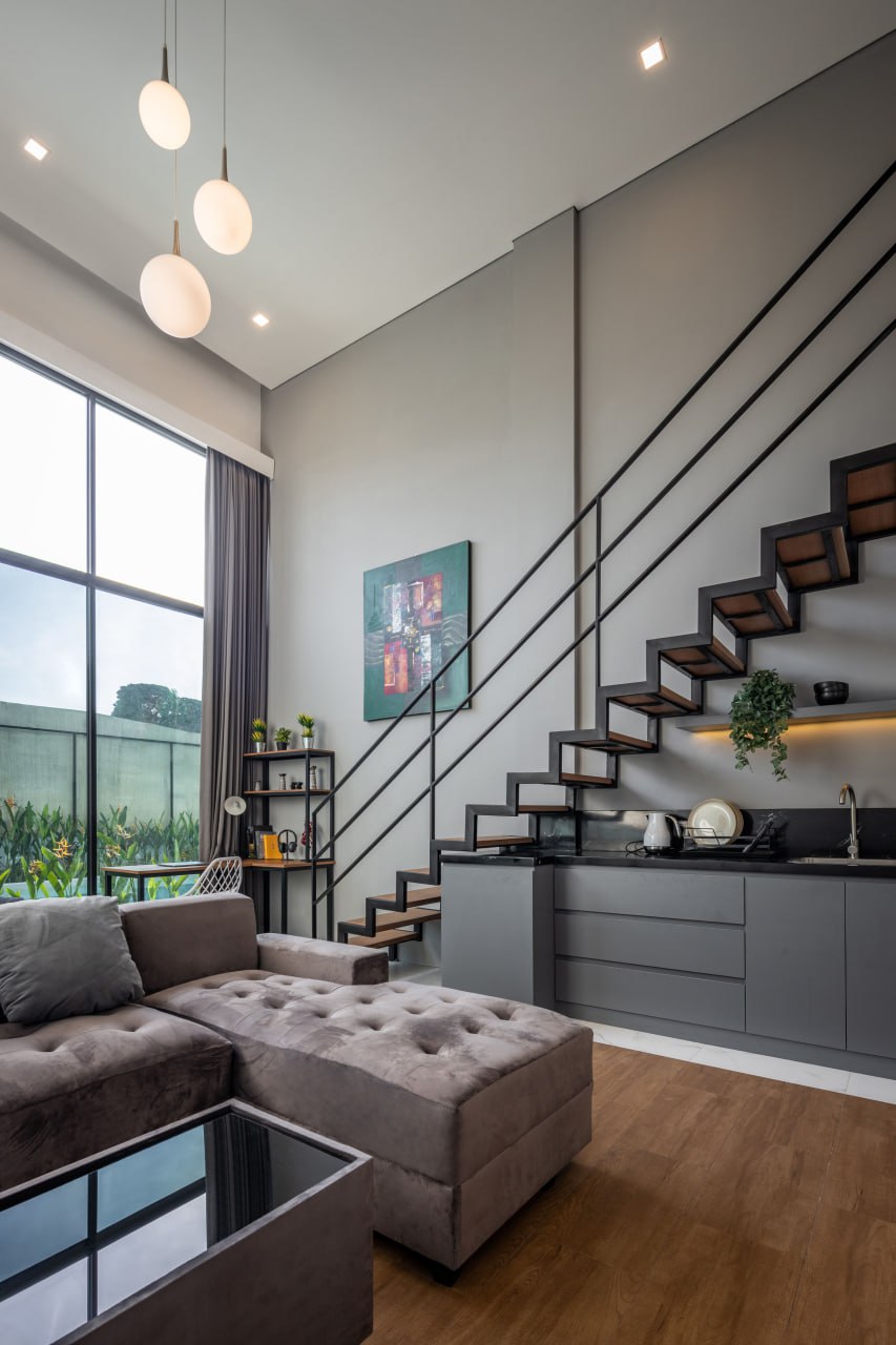 completed loft apartment in Canggu