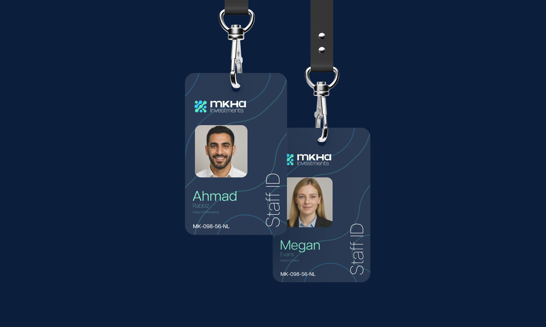 MKHA Investments staff identity cards
