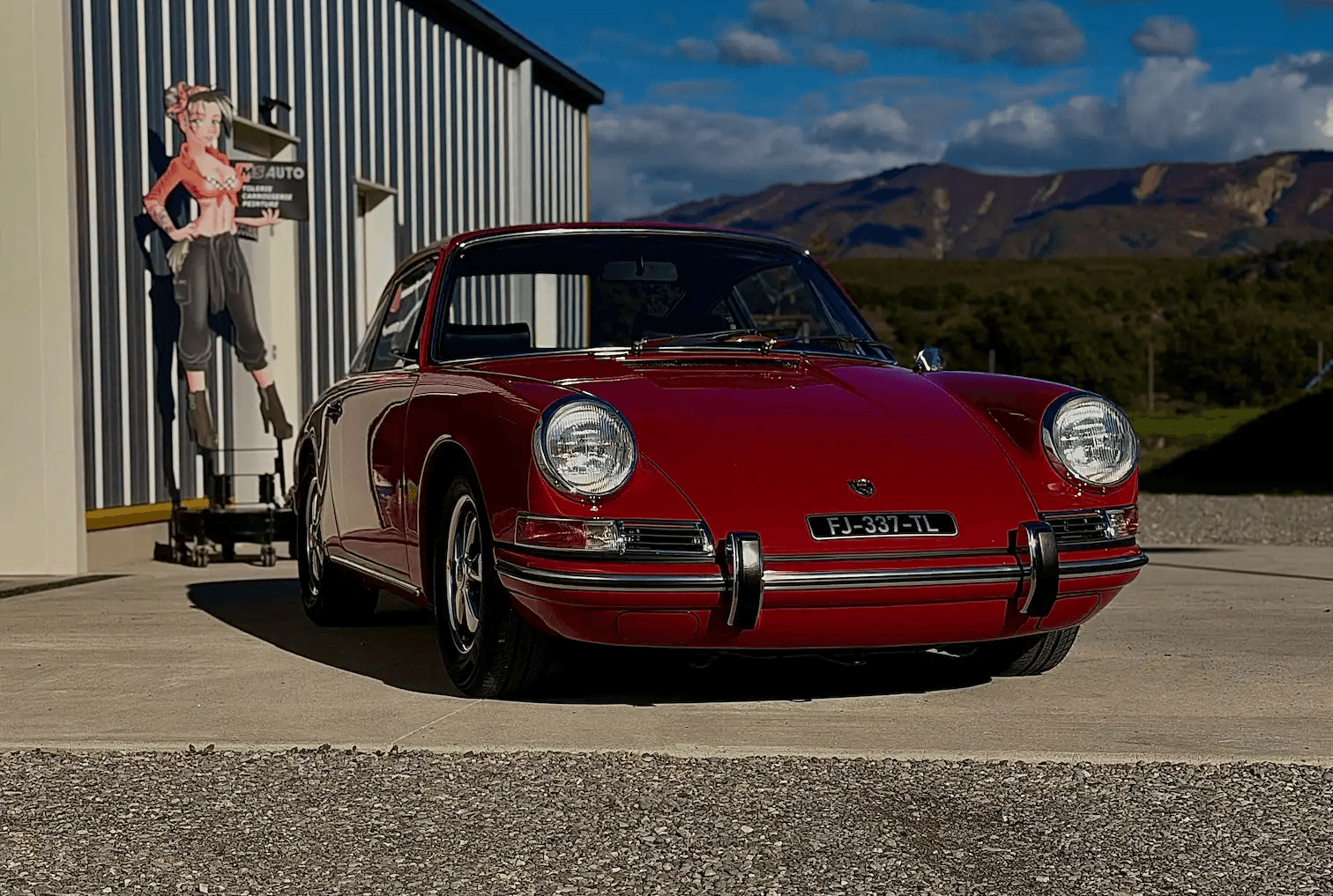Restauration d'une porsche 912 part MS AUTO