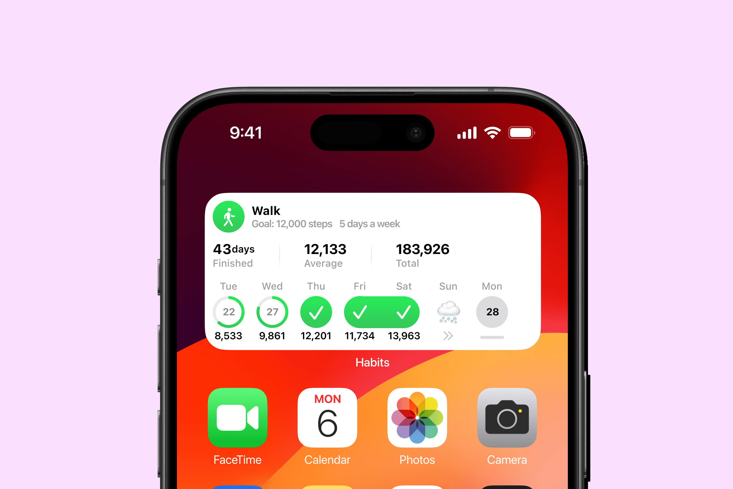 stair inside red wall