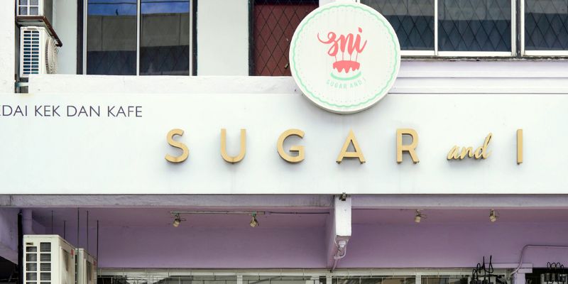 Signage of Sugar And I's Subang Jaya store.