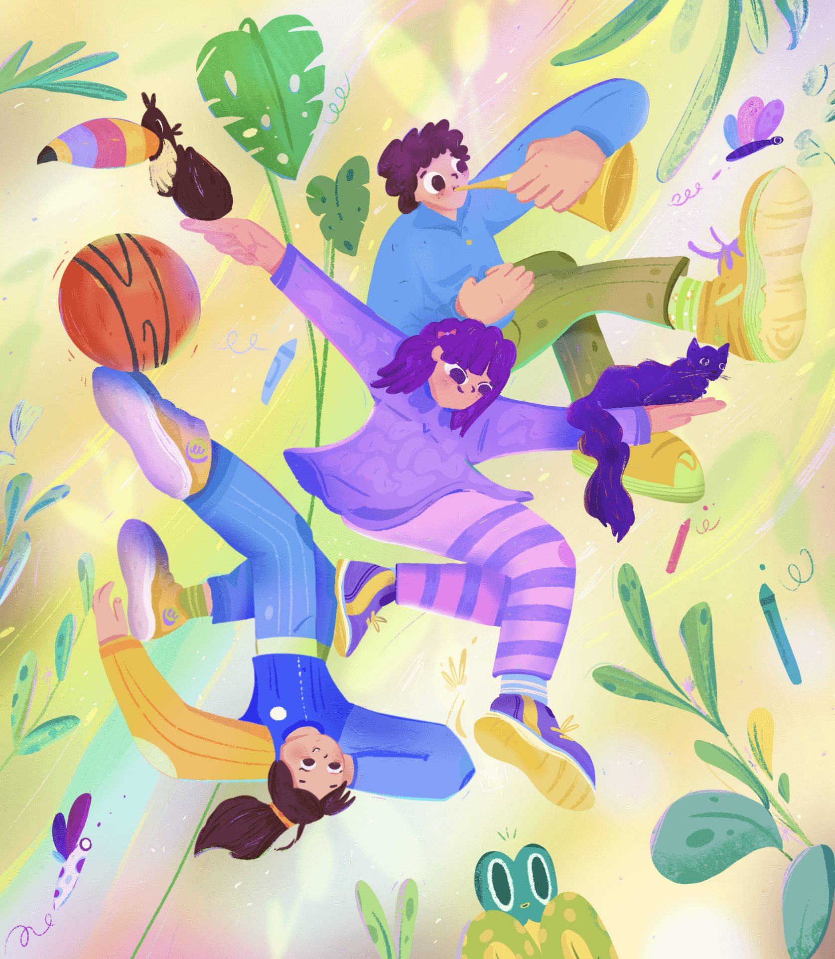 S1urreal Portrait with Glass