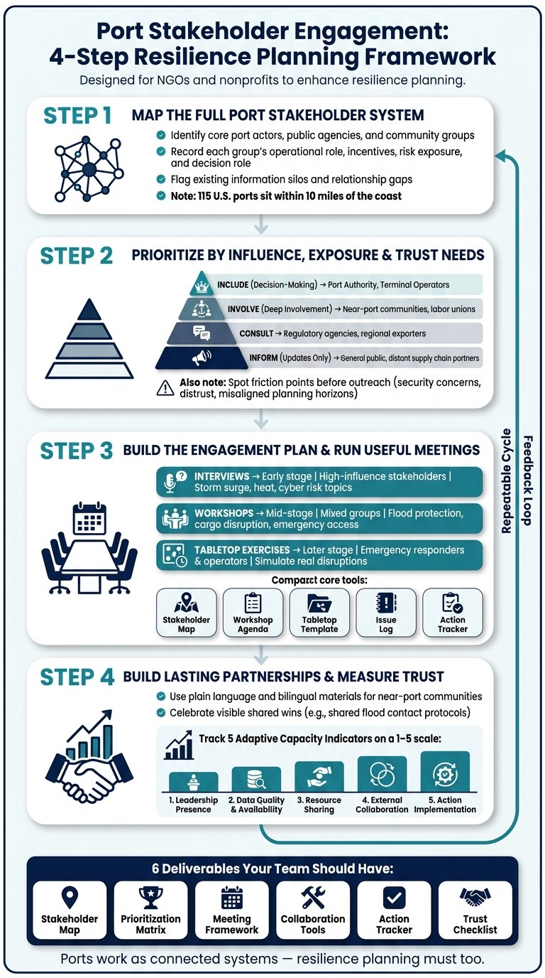 Port Stakeholder Engagement Process for Resilience Planning