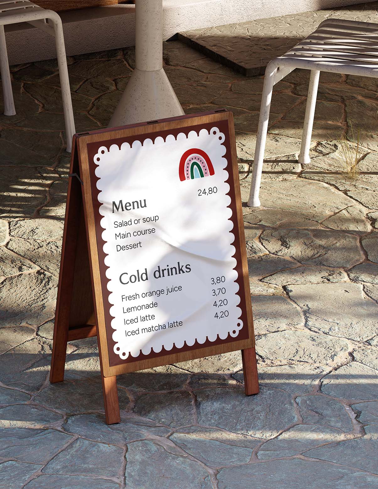 restaurant board design