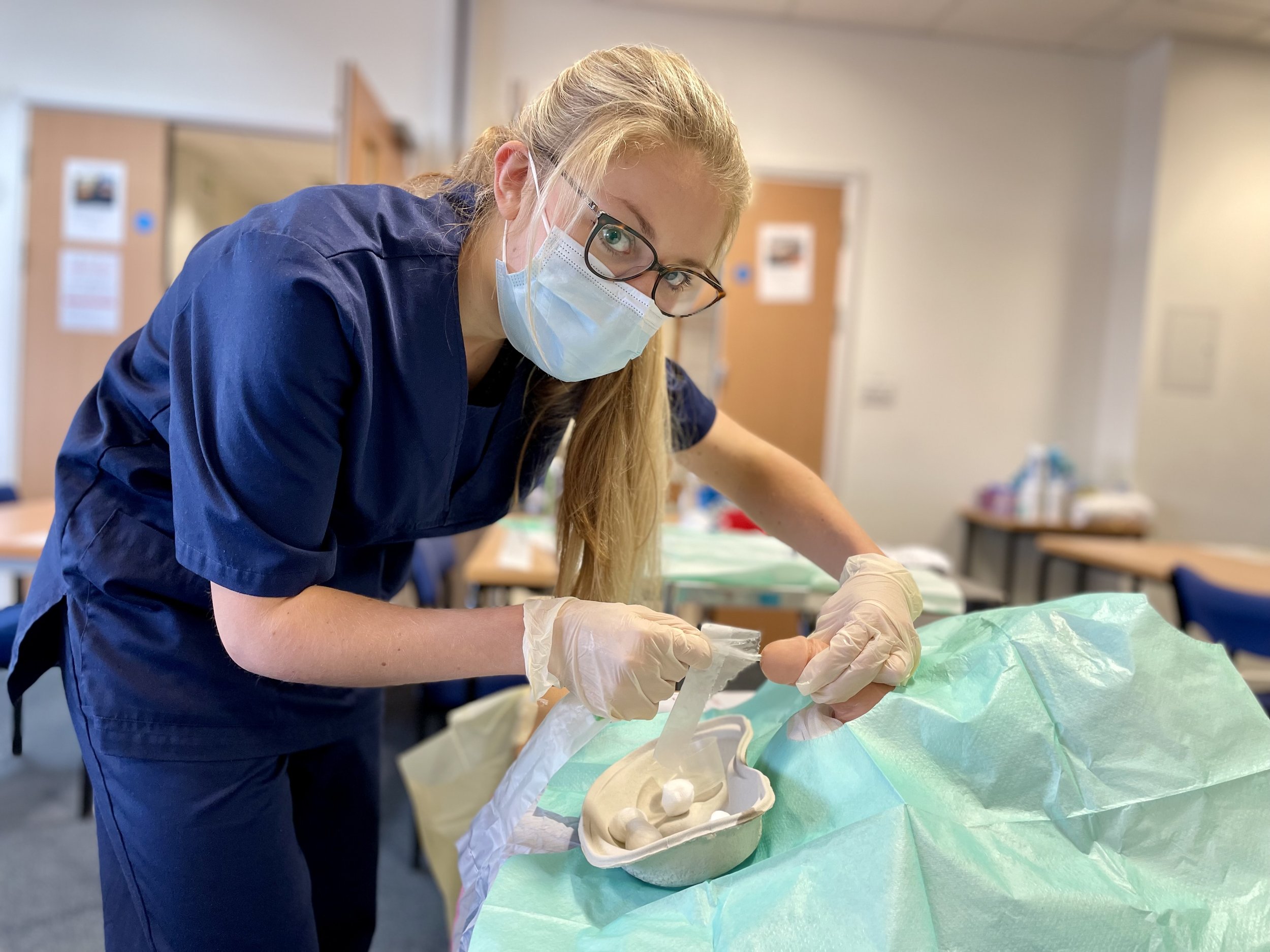 Just one of many clinical skills we learned