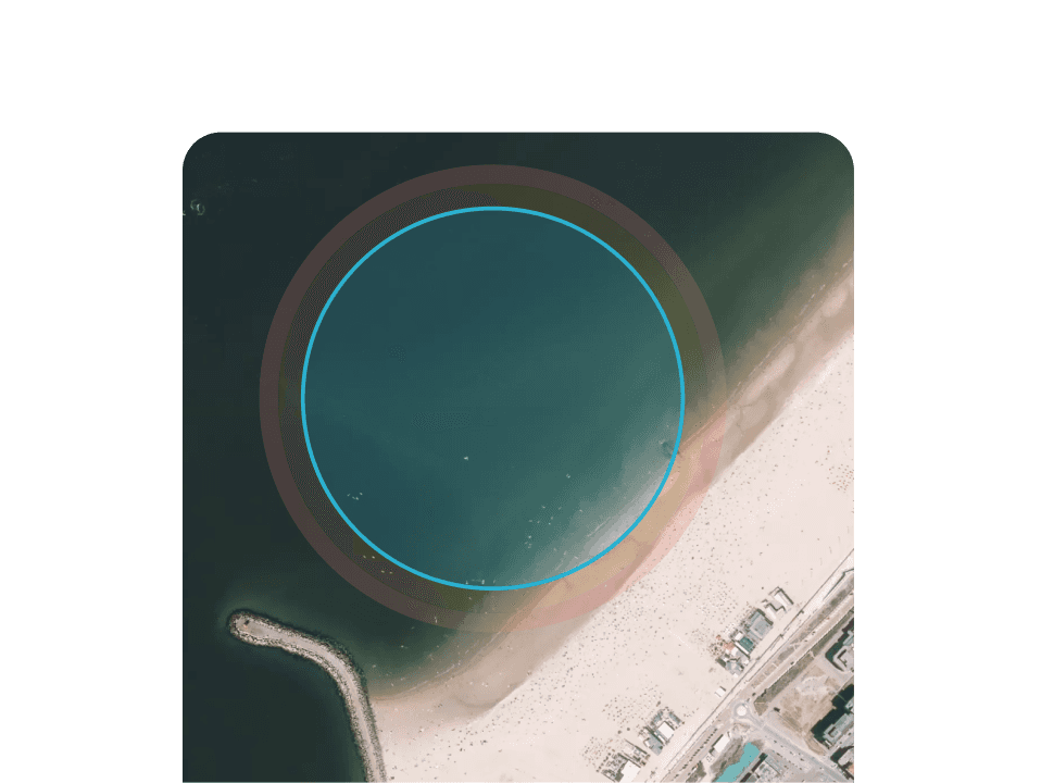 Map view with flyzones