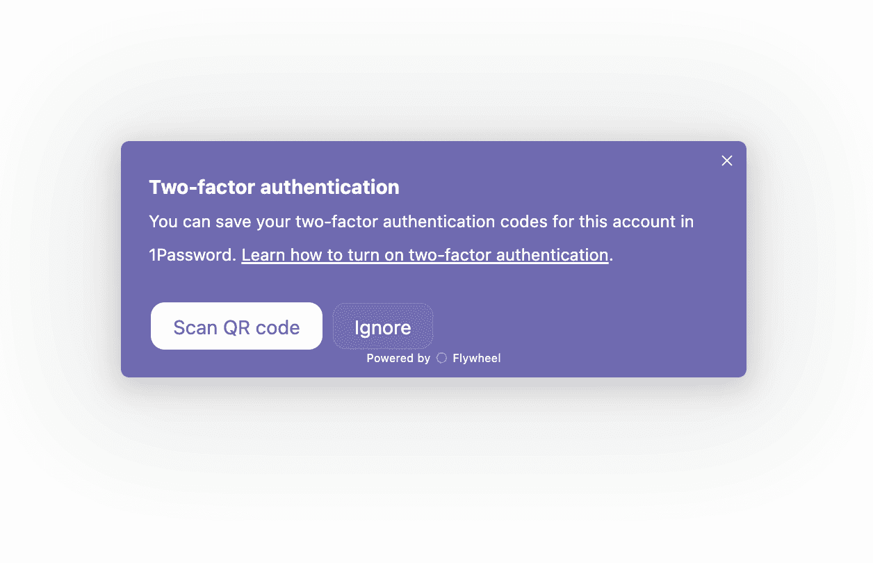 1Password Onboarding Modal