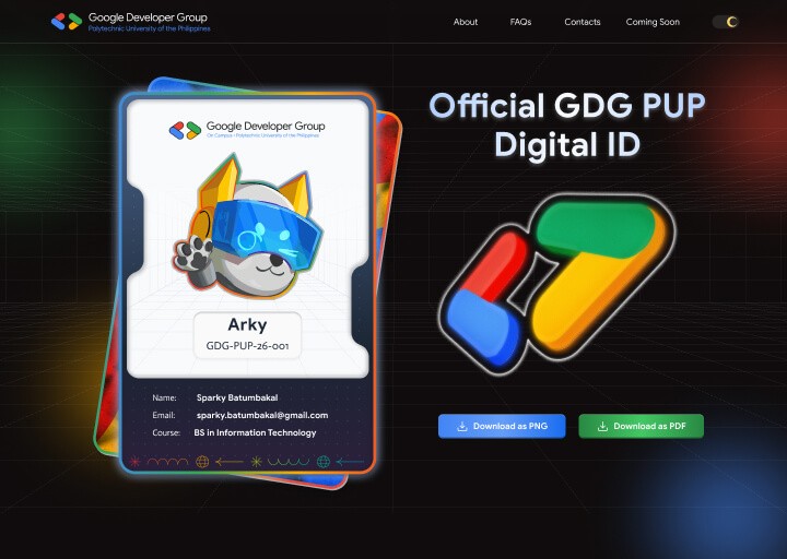 GDG ID Platform - ID Card