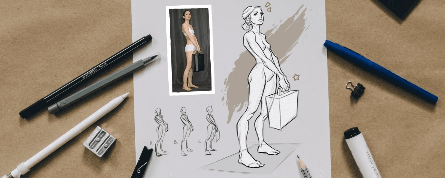6 mẹo nhất định phải biết khi vẽ cơ thể người