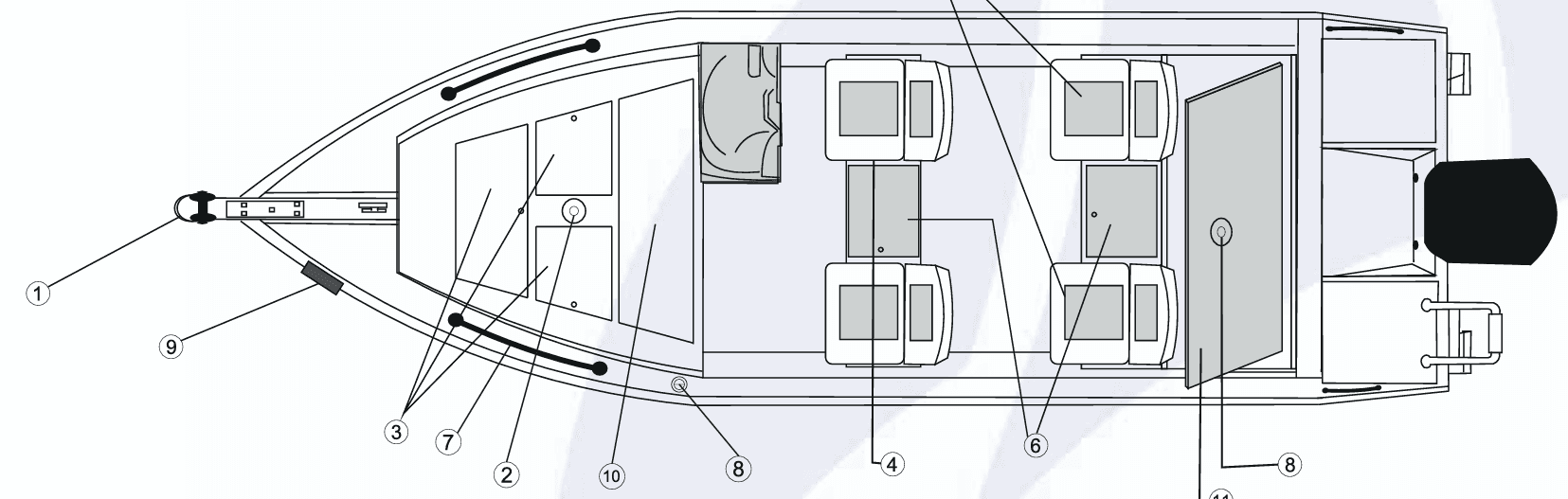 Planta da embarcação