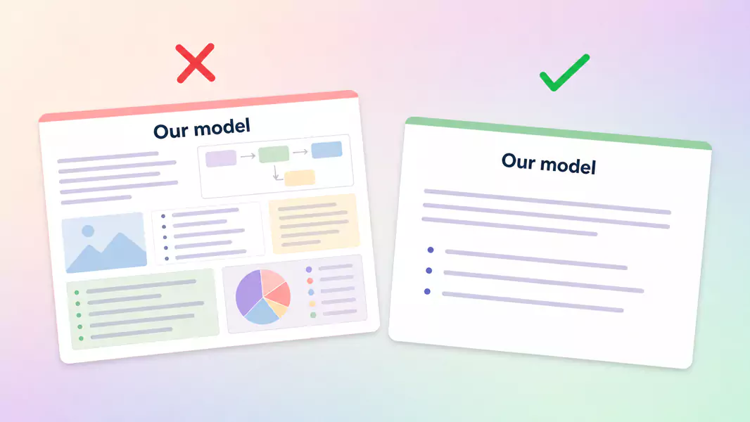 Create simple and easy to understand google slides presentations