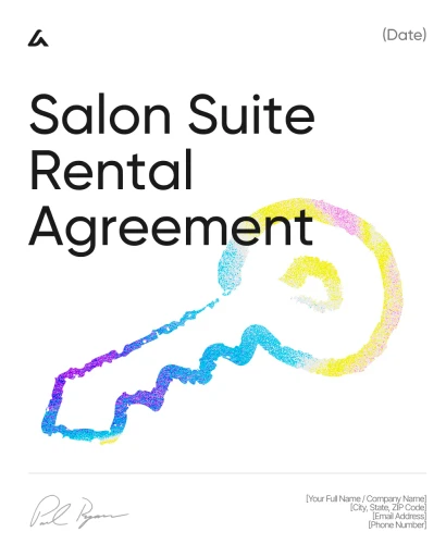 Salon Suite Rental Agreement