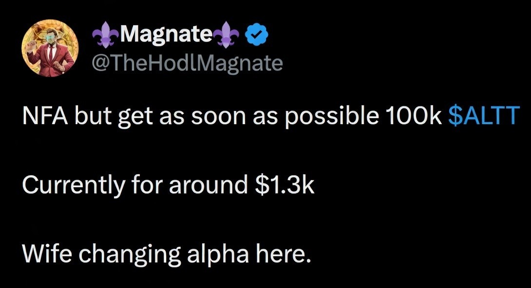 Twitter testimonial screenshot