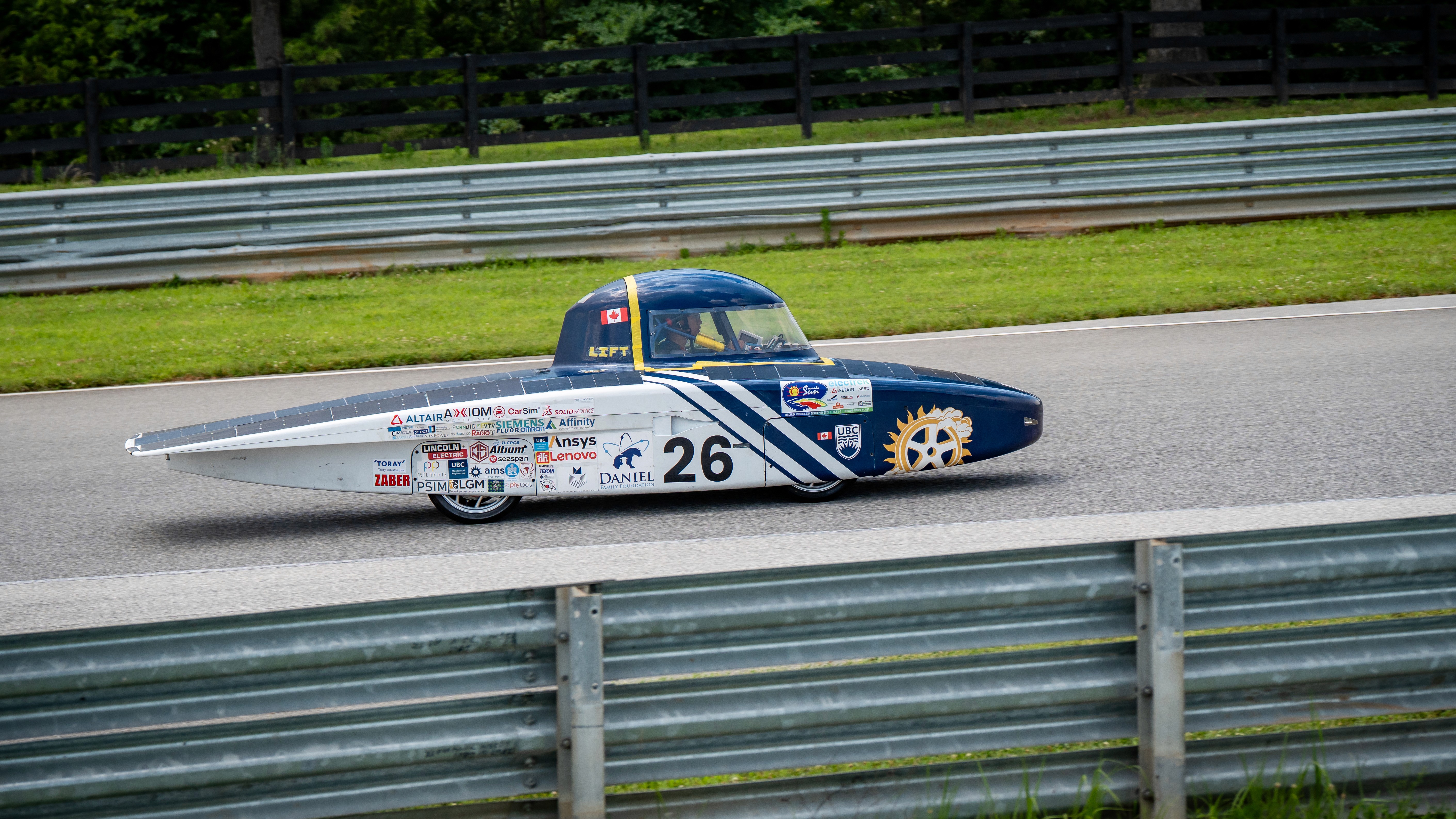 Brightside racing on track at Formula Sun Grand Prix 2024