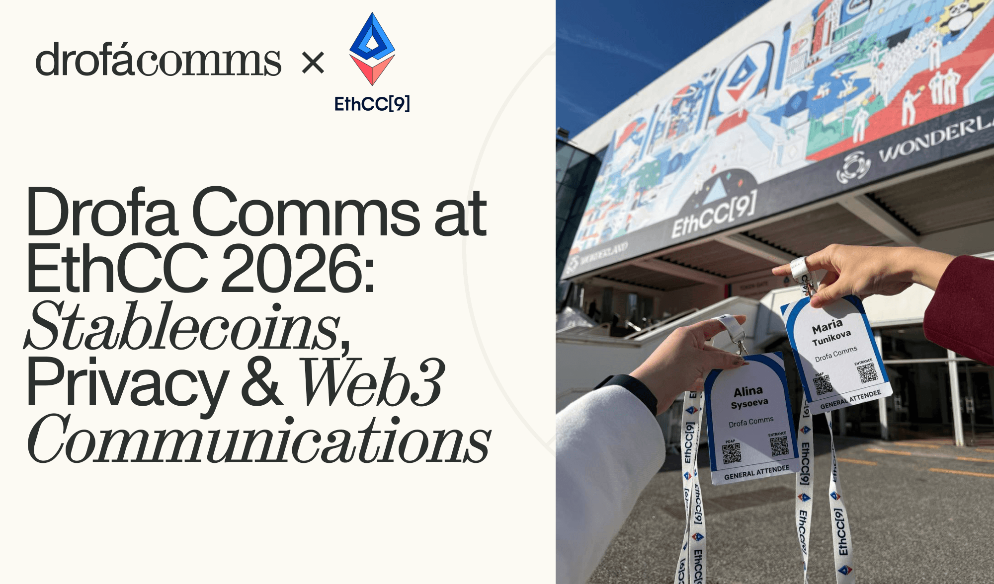 Drofa Comms at EthCC 2026: Key Takeaways on the Future of Stablecoins and Crypto Payments